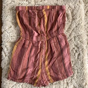 Urban outfitters strapless romper